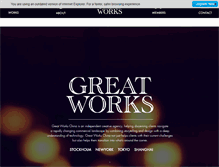 Tablet Screenshot of greatworks.cn